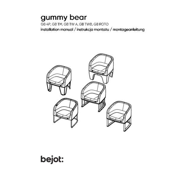 gummy bear - Montageanleitung